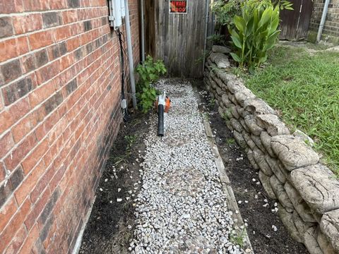 Working along the brick