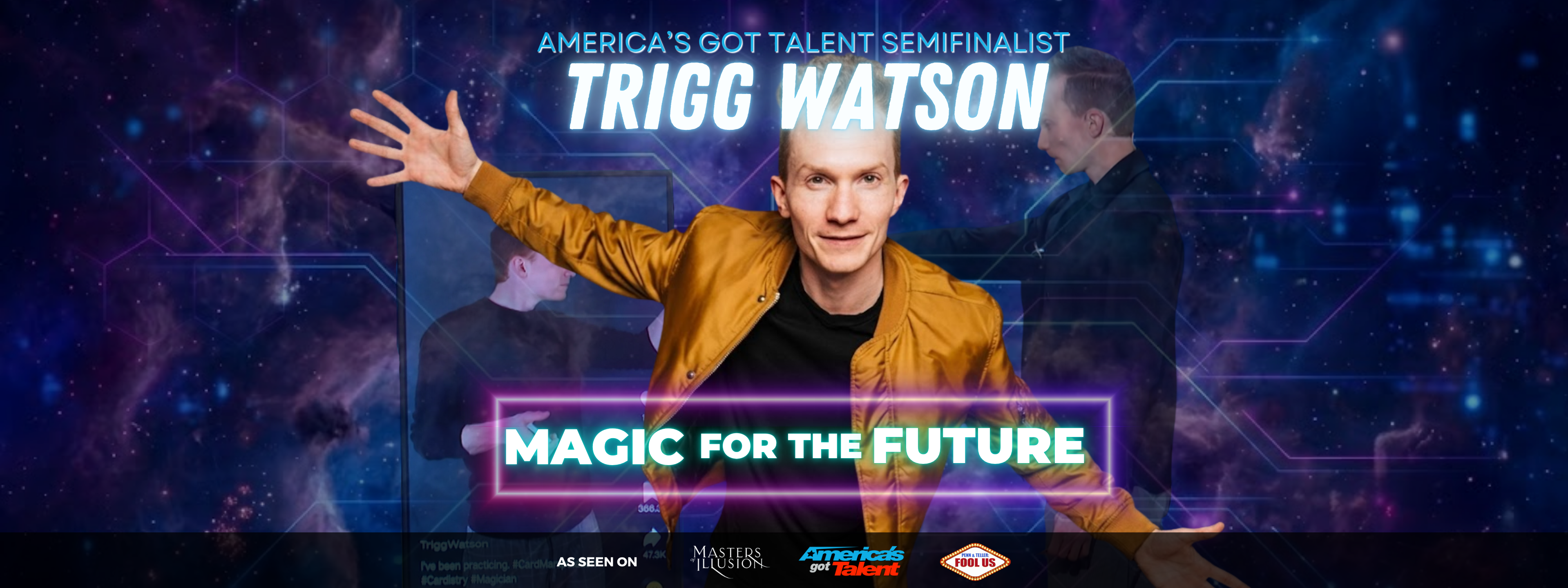 Trigg Watson performing live magic at The Magic Studio in Orlando